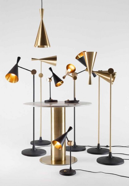 The Tom Dixon Beat Table Lamp has many available options and they all add style and function to your work space.