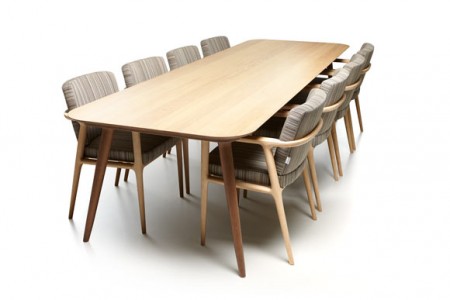 The Zio Dining Table is made from solid oak and is available in three sizes.