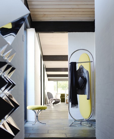 The 1-2-3 Rack makes an excellent storage solution for modern spaces. It is often paired with the 1-2-3 Mirror, a free standing mirror that fits any contemporary space.