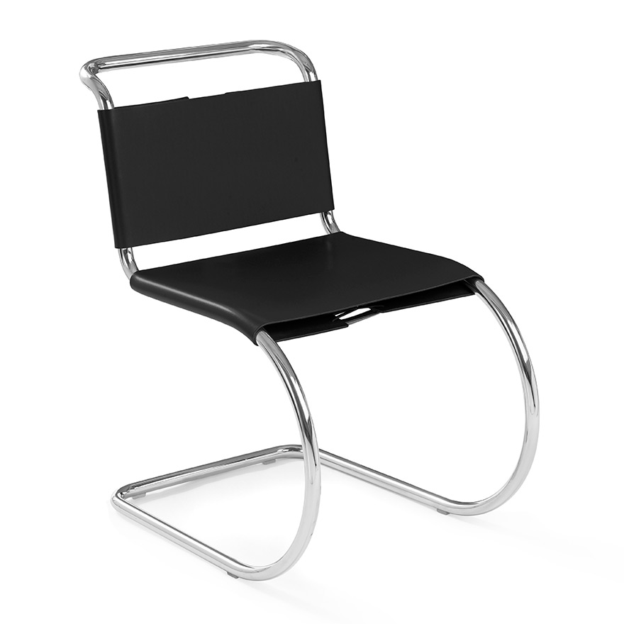 Knoll Ludwig Mies Van Der Rohe - MR Chair with Leather Sling Seat