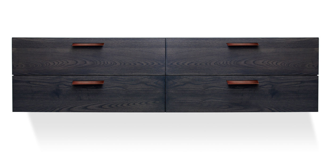 Blu Dot Shale 4 Drawer Wall-Mounted Cabinet