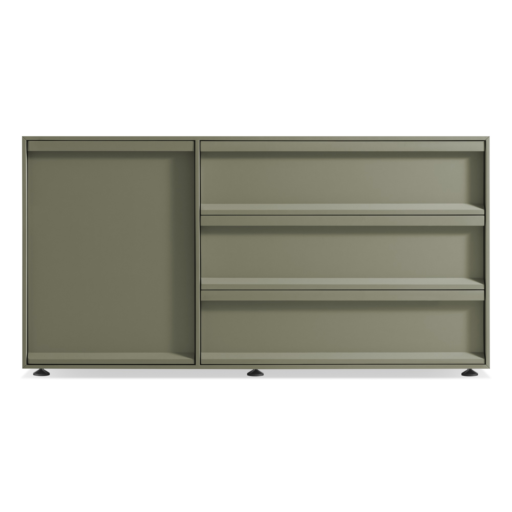 Blu Dot Superchoice 1 Door / 3 Drawer Credenza