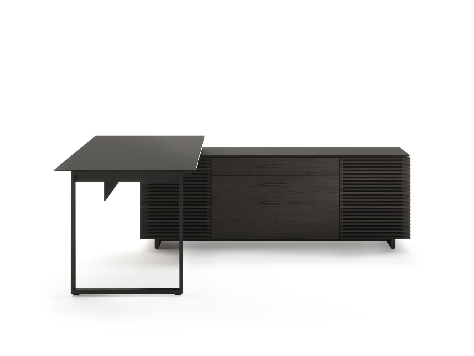 BDI Corridor Office L-Desk