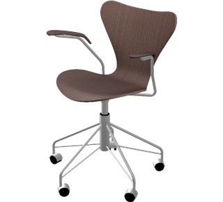 Fritz Hansen Series 7™ Swivel Armchair - Laminated