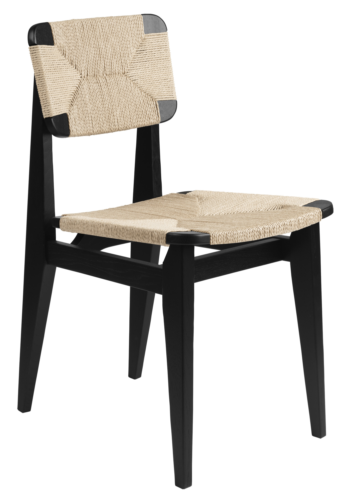 GUBI C-Chair Dining Chair, Paper Cord