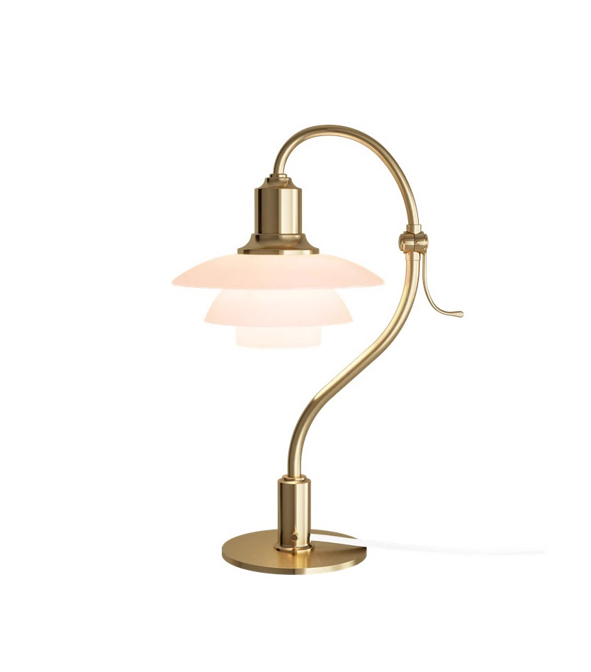 Louis Poulsen PH 2/2 Question Mark Pale Rose Table Lamp