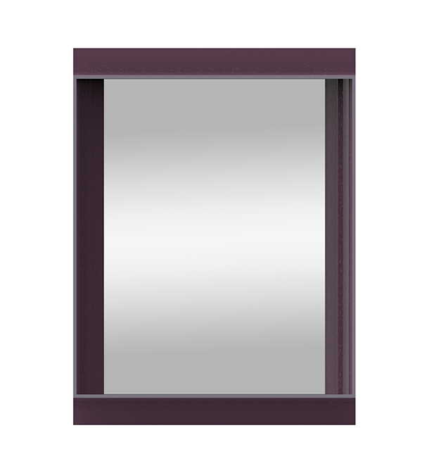 Magis Coves Rectangular Wall Mirror with Shelf