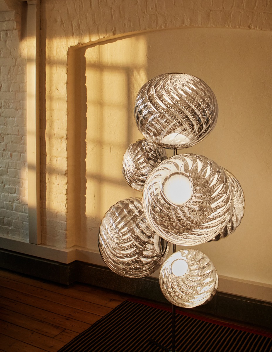 Tom Dixon Whirl Floor Chandelier Lamp