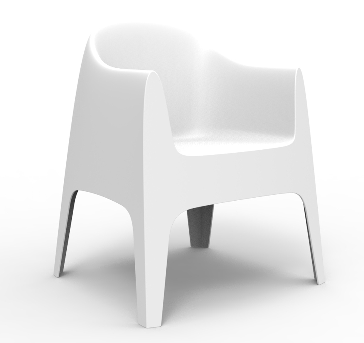 Vondom Solid Armchair (Priced Each, Sold in Sets of 4)